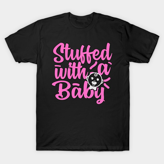 Funny Baby Pregnancy Announcement Quote Gift T-Shirt by Foxxy Merch